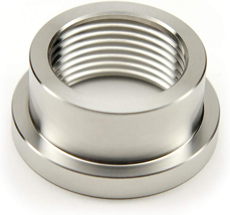 AdaptorMount 3/4" NPT Stainless Steel 304 Female Threaded Stepped Weld Bung Mounting Fitting (OD 1.2") with Top Head (OD 1.5") - Image 2